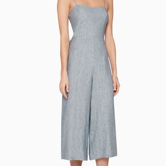 Club Monaco Dalennah Jumpsuit in Chambray - Picture 3 of 4